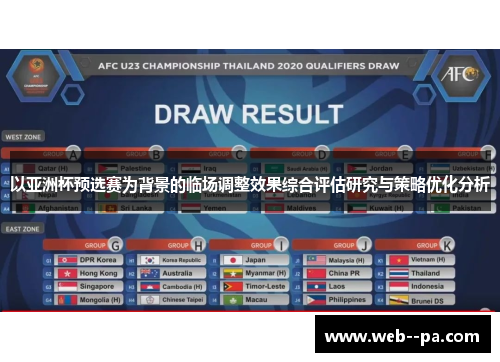 以亚洲杯预选赛为背景的临场调整效果综合评估研究与策略优化分析